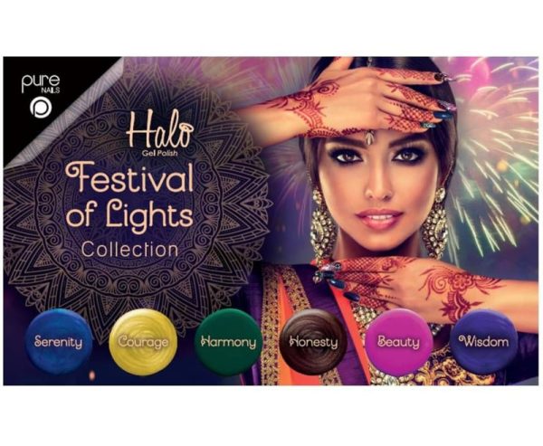 Halo gelpolish - Festival of Lights collection - 5 + 1 gratis