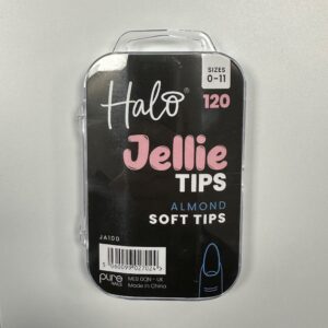 Halo Jellie Tips - Almond - 120 mixed sizes