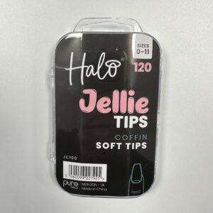 Halo Jellie Tips - Coffin - 120 mixed sizes