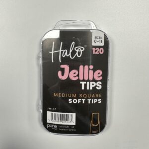 Halo Jellie Tips - Medium Square - 120 mixed sizes