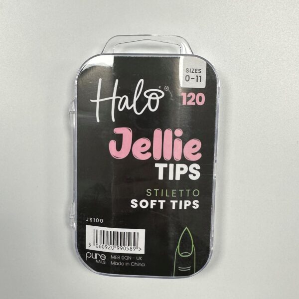 Halo Jellie Tips - Stiletto - 120 mixed sizes