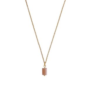 Zonnesteen ketting - goud