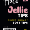 Halo Jellie Tips - Short Square - 120 mixed sizes
