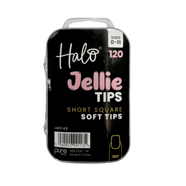 Halo Jellie Tips - Short Square - 120 mixed sizes